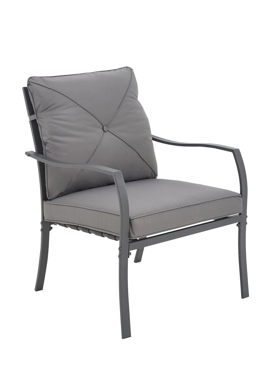 Very Home Nice Sofa Set Metallic Grey Outdoor Stylish Durable Garden Furniture - Image 3