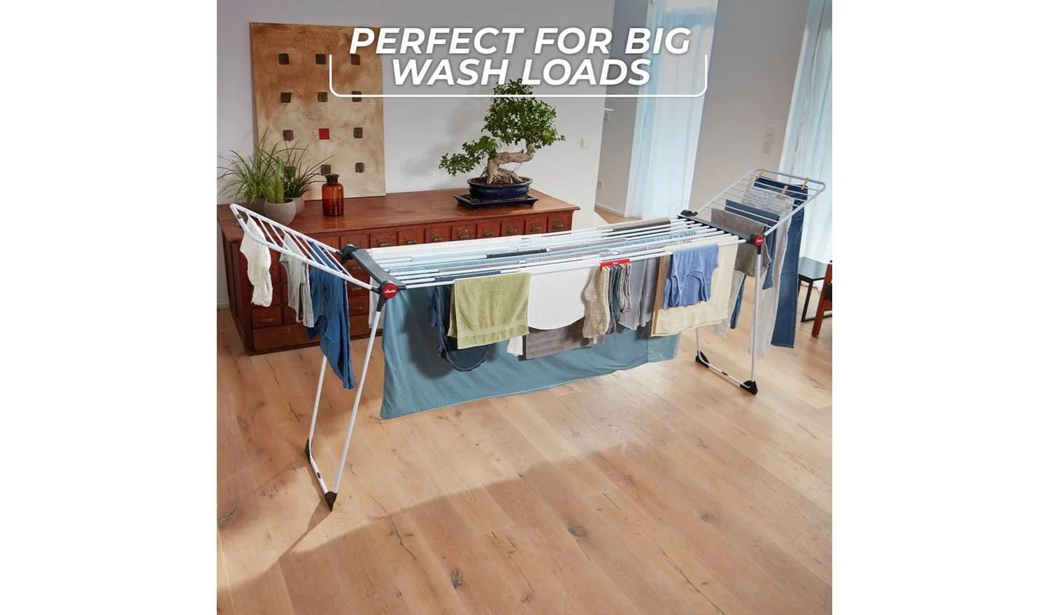 Vileda 30m Infinity Flex Indoor Airer - Image 3