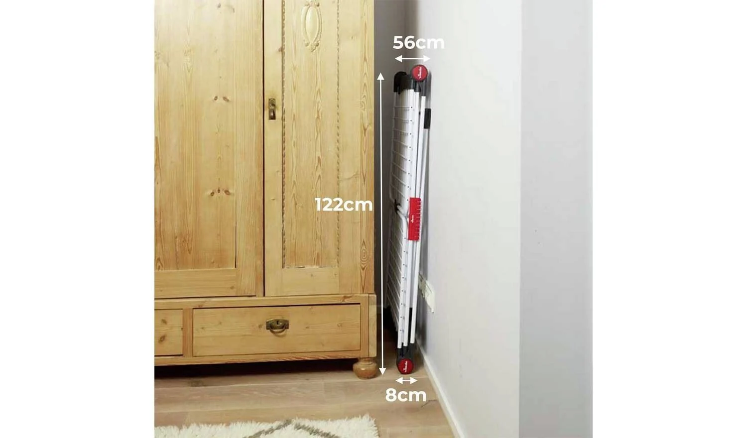 Vileda 30m Infinity Flex Indoor Airer - Image 7