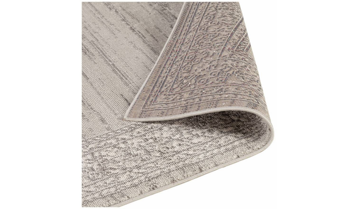 Vintage Border Cream Cut Pile Rug 170x120cm Patterned Living Room Floor - Image 4