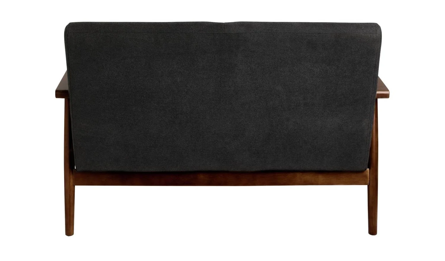 Watson Fabric 2 Seater Sofa Grey Easy Assembly Compact - Image 5