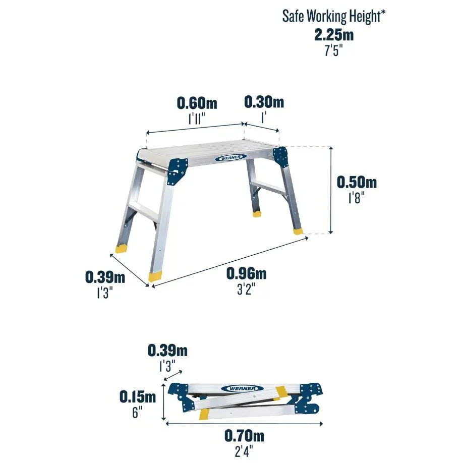 Wenerood Job Platform 390mm-150mm Work Platform UK - Image 9