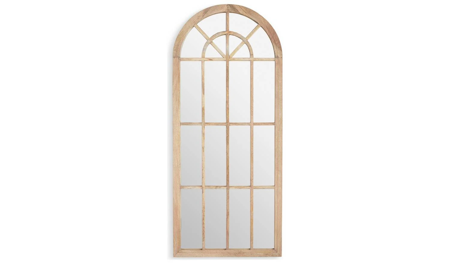White Window Full Length Arch Wall Mirror 140x60cm Modern Hallway Decor - Image 3