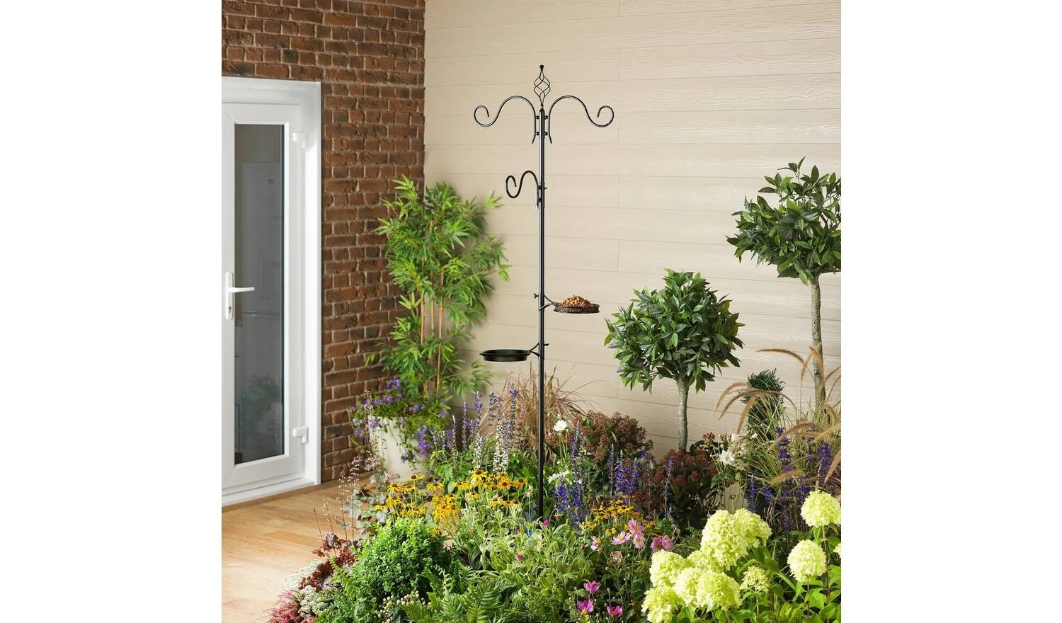 Wild Bird Feeding Station Garden Wildlife Feeder With Multiple Ports - Image 2