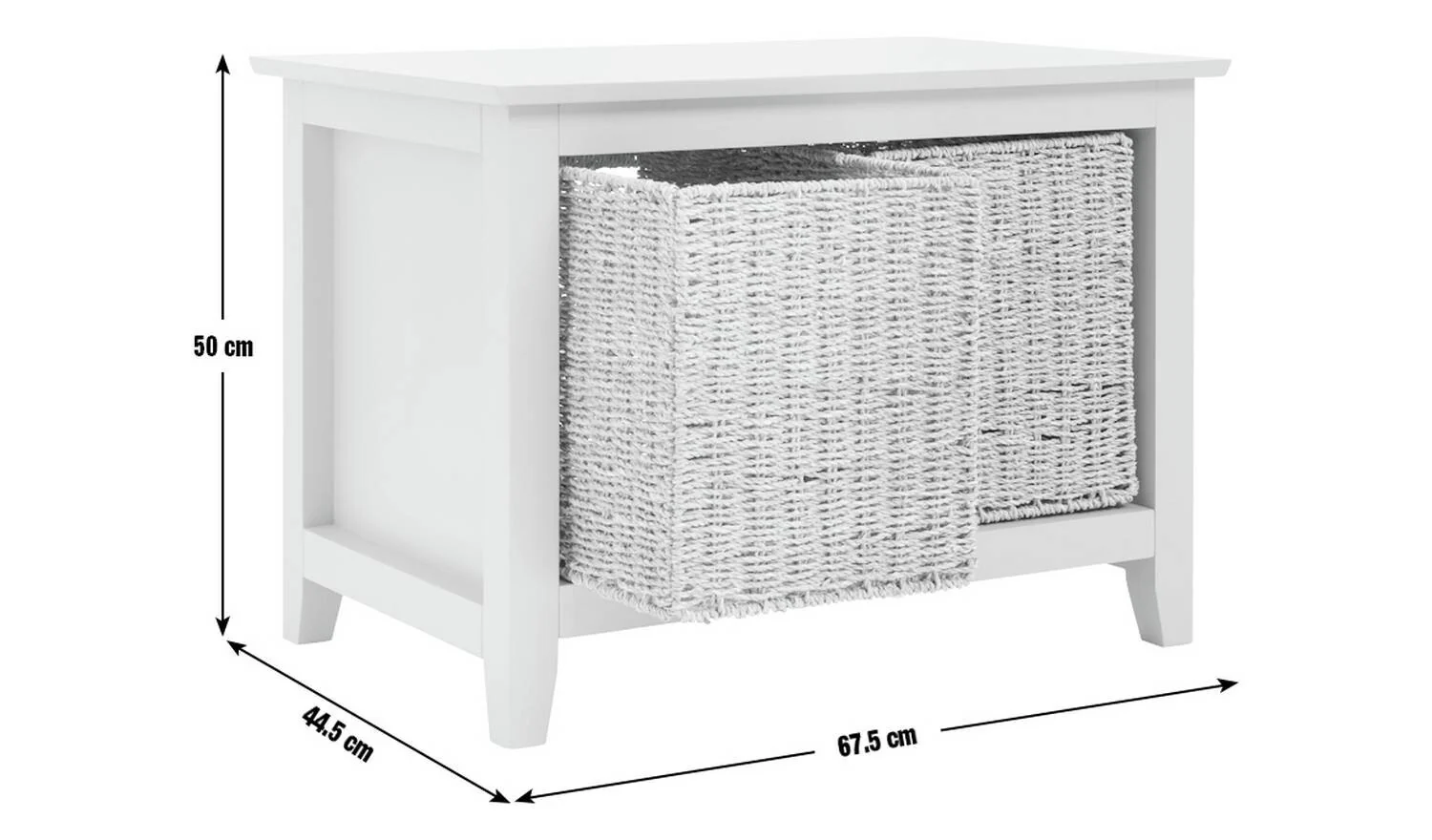 Willow Shoe Storage Bench Grey For Shoes And Bags Storage Solution - Image 6