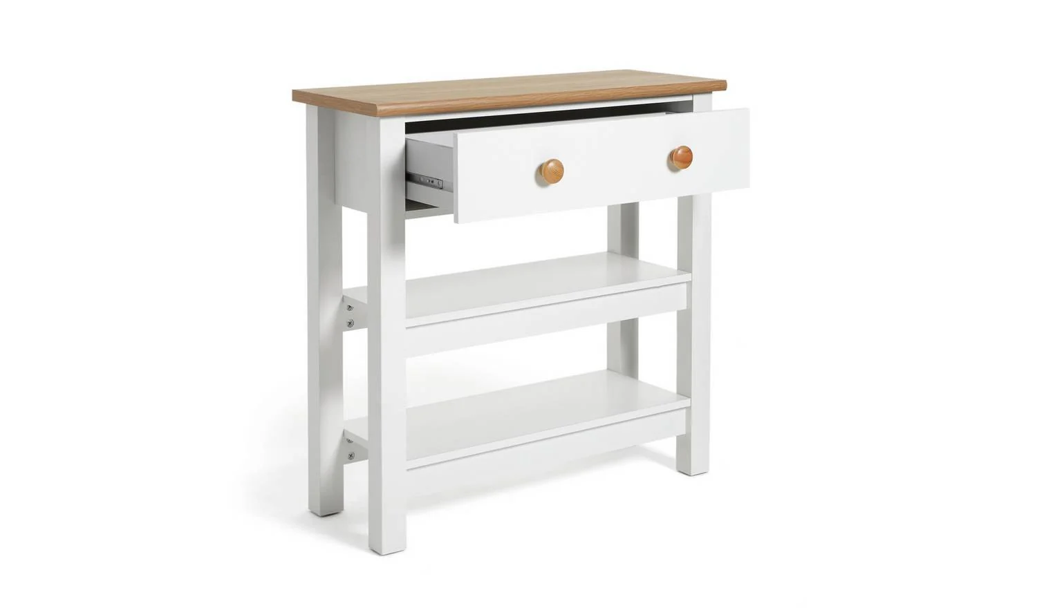 Winchester 1 Drawer Console Table Cream Hallway Entryway Furniture Storage - Image 5