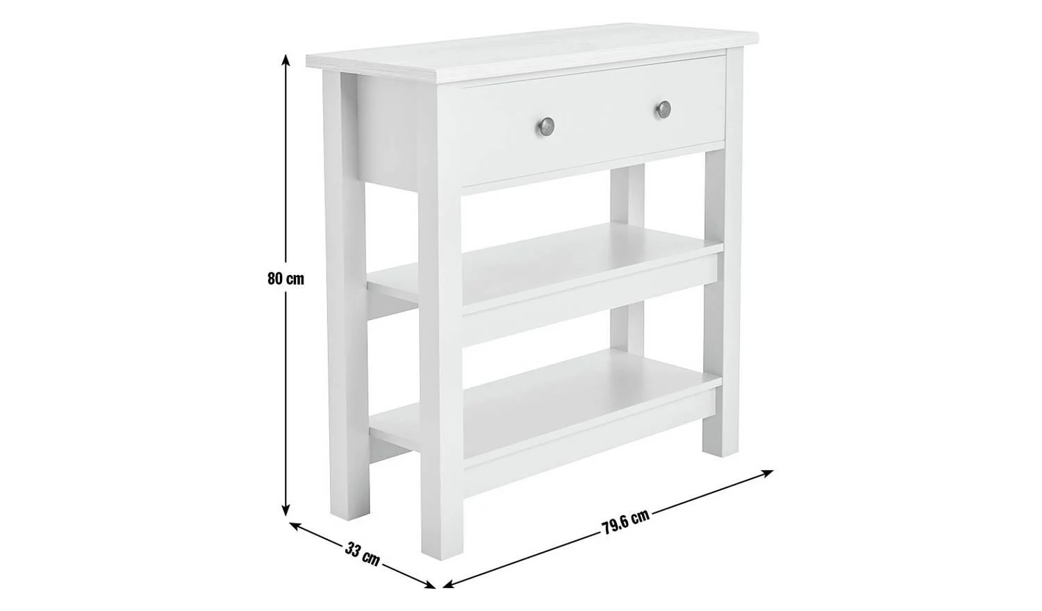 Winchester 1 Drawer Console Table Green For Living Room Bedroom UK - Image 10