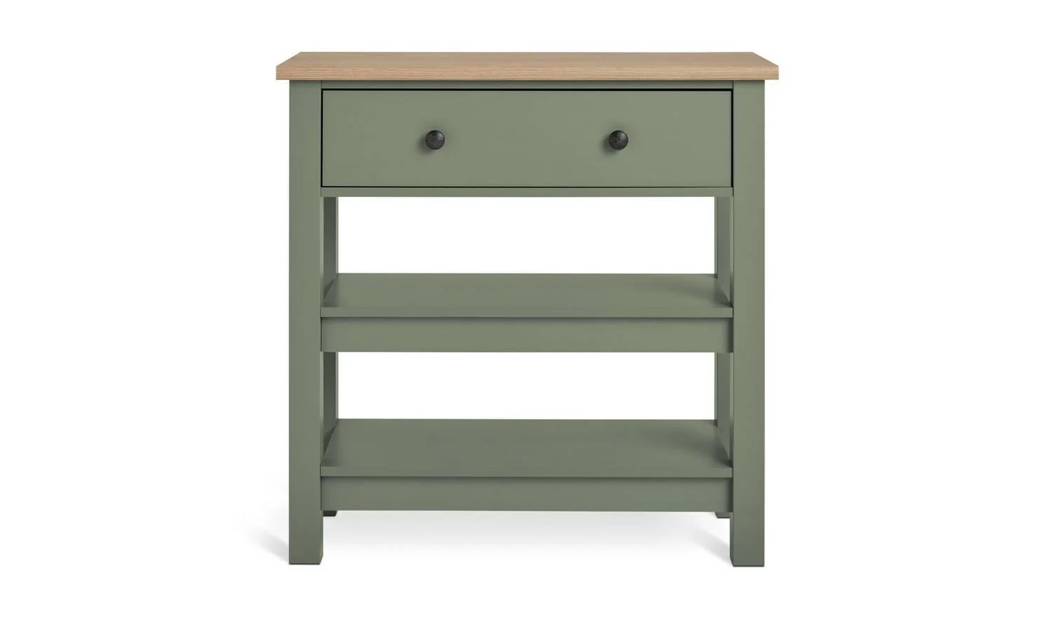 Winchester 1 Drawer Console Table Green For Living Room Bedroom UK - Image 3