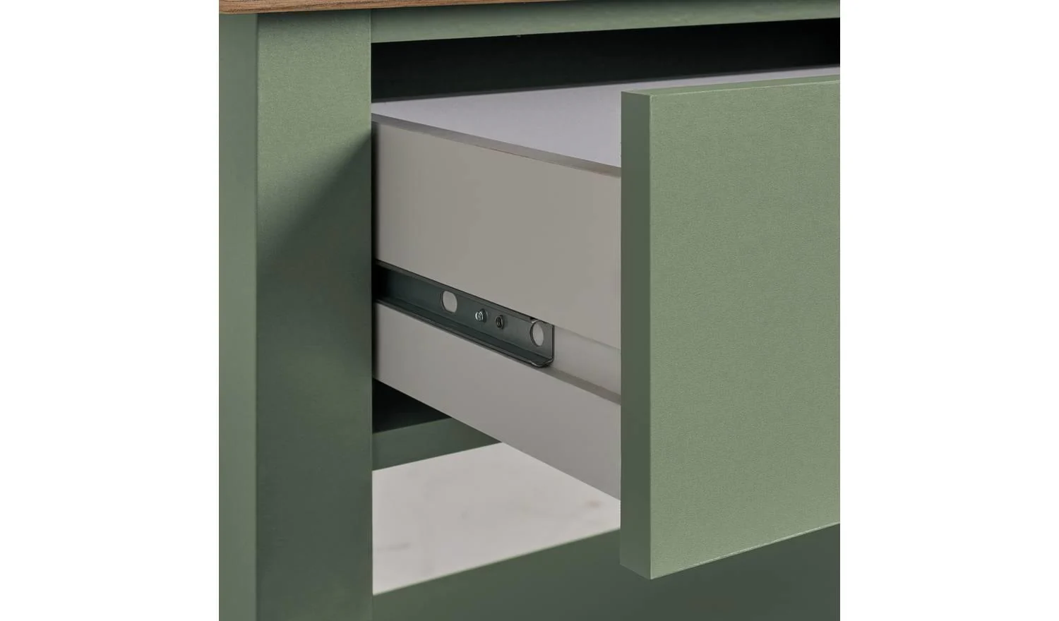 Winchester 1 Drawer Console Table Green For Living Room Bedroom UK - Image 6