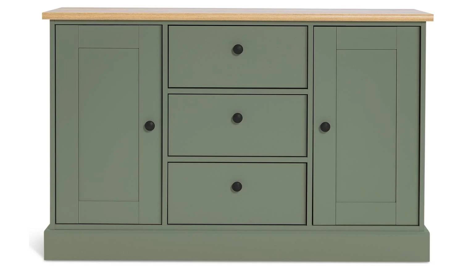 Winchester 2 Door 3 Drawer Sideboard Reed Green Stylish and Functional Storage - Image 3