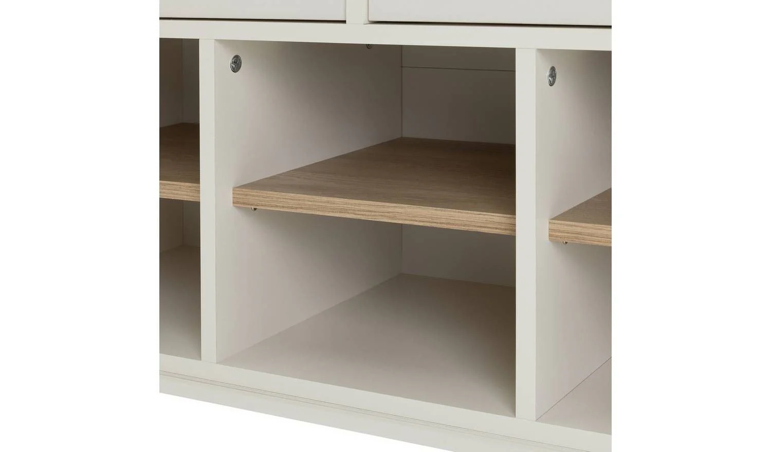 Winchester Shoe Storage Bench - Cream - Image 6