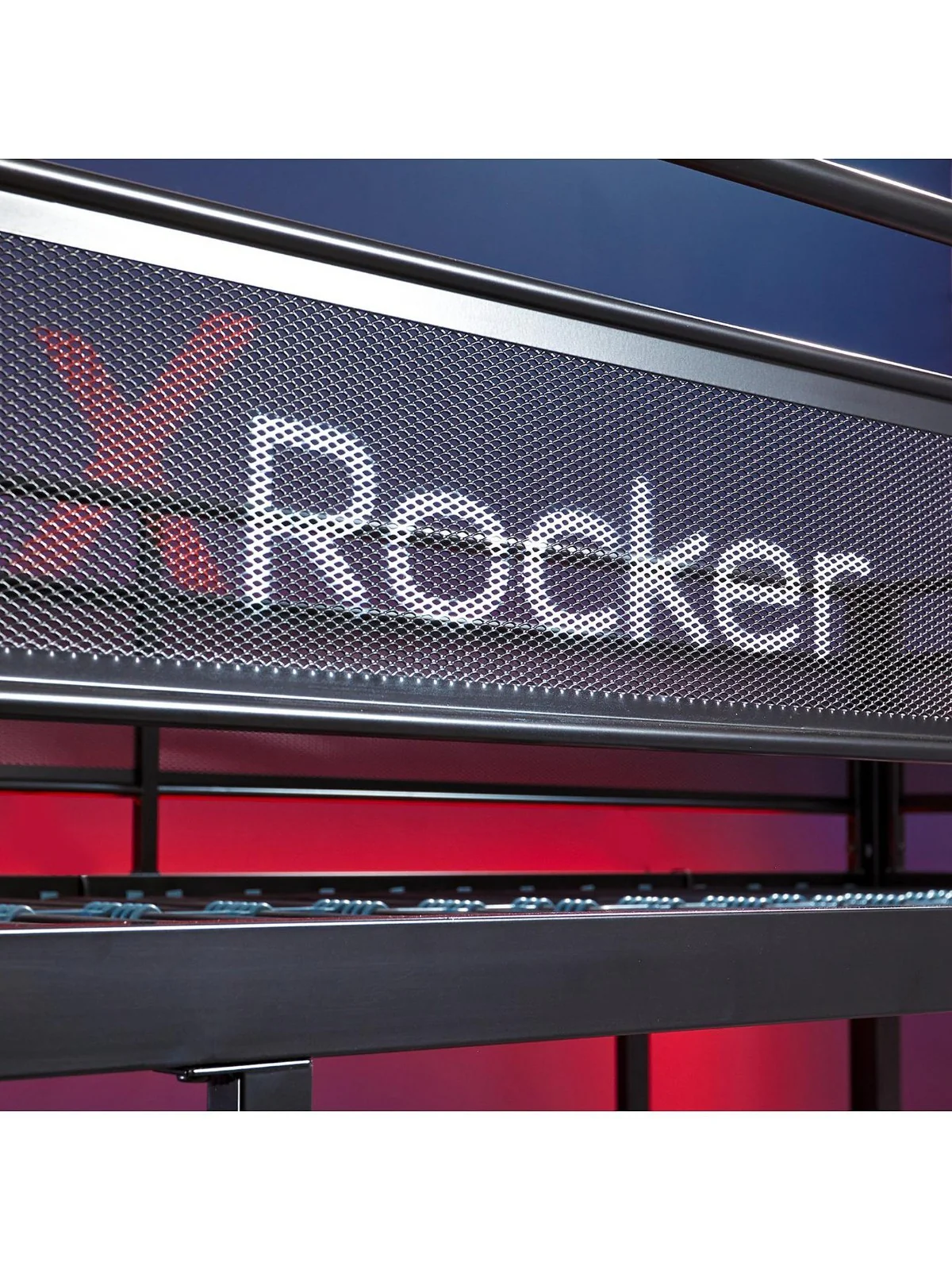 X Rocker Fortress Gaming Bunk Bed Black High Sleeper with Desk - Image 4