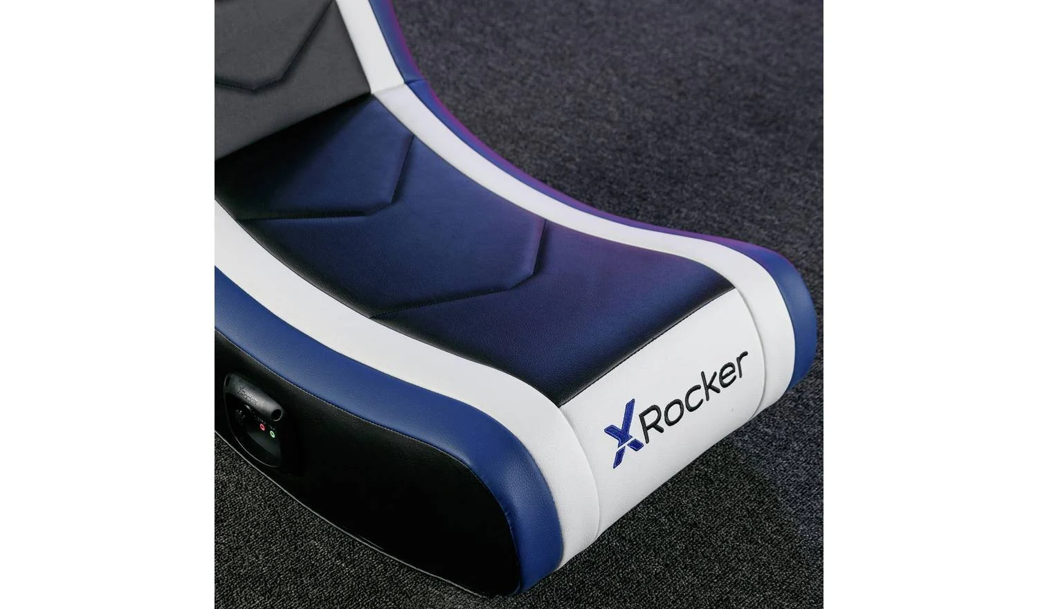 X Rocker Solo eSports 2.0 Audio Junior Gaming Chair Blue Kids - Image 6