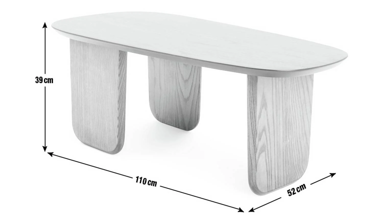Xylo Coffee Table - Dark Wood - Image 2