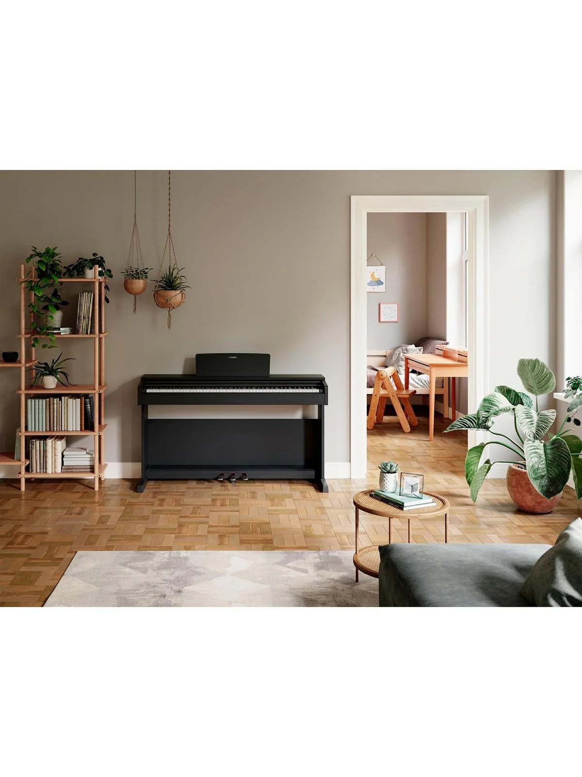 Yamaha Arius YDP145BK Digital Piano Black | Weighted Keys | CFX Grand Piano - Image 2