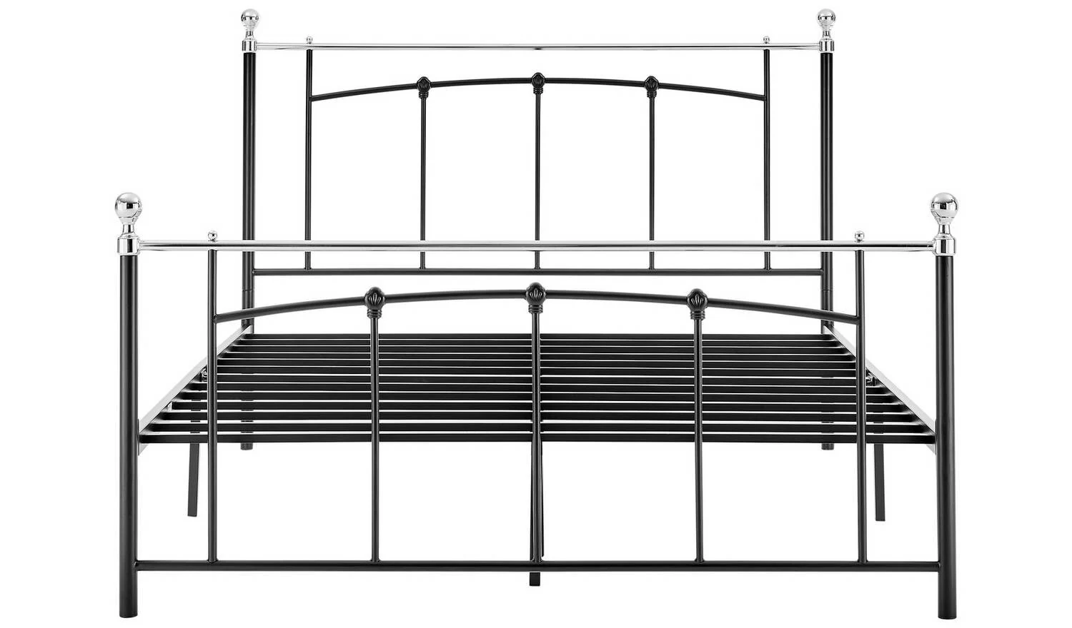 Yani Kingsize Metal Bed Frame Black Modern Bedroom Furniture Industrial - Image 5
