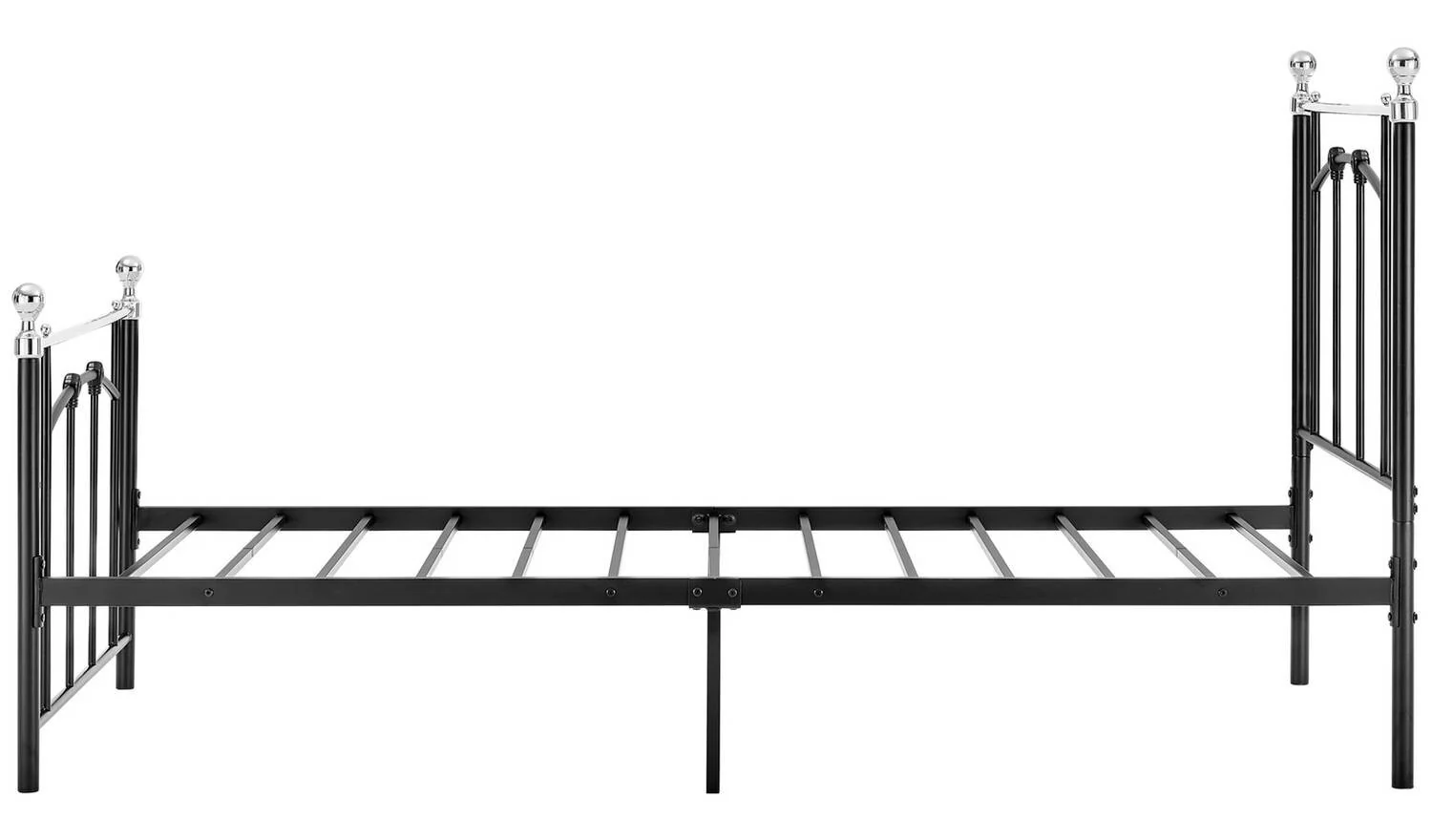 Yani Single Metal Frame Black For Guest Room Kids Bedroom - Image 4