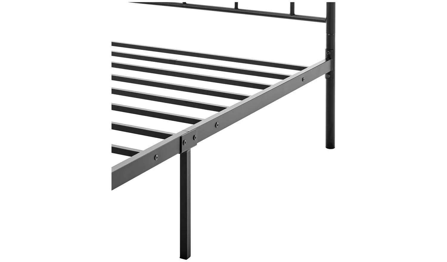 Yani Single Metal Frame Black For Guest Room Kids Bedroom - Image 9